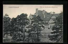 AK Berlin-Grunewald, Colonie Grunewald, Villa Von Mendelssohn Hinterfront  - Grunewald