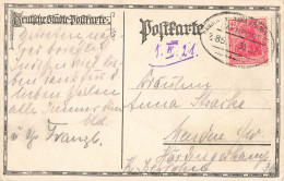 Bahnpost (Ambulant; R.P.O./T.P.O.) Hannover-Bebra-Frankfurt (ZA2607) - Briefe U. Dokumente