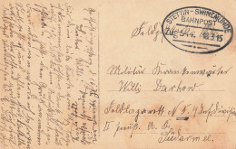 Bahnpost (Ambulant; R.P.O./T.P.O.) Stettin-Swinemünde (ZA2612) - Lettres & Documents
