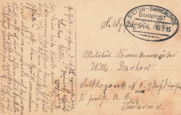 Bahnpost (Ambulant; R.P.O./T.P.O.) Stettin-Swinemünde (ZA2612) - Covers & Documents