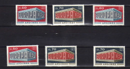 Andorre Francaise - 1969- Europa -  -  Neufs** - MNH - Unused Stamps