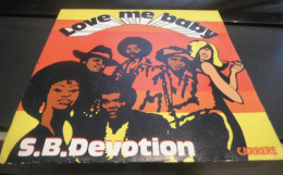 *  (vinyle - 45t) -S.B. Devotion  - Love Me Baby - Instr. - Disco & Pop