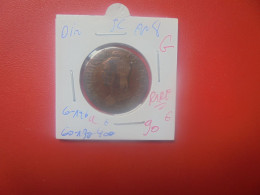 DIRECTOIRE-CONSULAT 5 Centimes AN 8 "G" RARE ! (A.2) - 5 Centimes