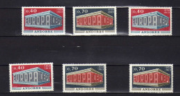 Andorre Francaise - 1969- Europa -  -  Neufs** - MNH - 1969