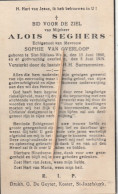 Sint-Nikaas, 1939, Alois Seghers, Van Overloop - Religione & Esoterismo