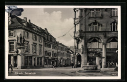 AK Lörrach, Teichstrasse Mit Geschäft Von Chr. Vortisch  - Lörrach