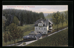 AK Wolkenstein, Gasthaus Villa Waldfrieden  - Wolkenstein