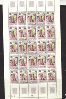 Andorre Francaise - 1979-  276-277 Europa - Histoire Postale - En Feuille De 25 Ex. -  Neufs** - MNH - Unused Stamps