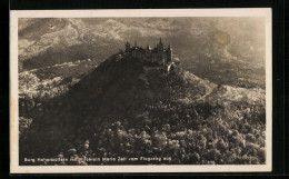 AK Bisingen, Burg Hohenzollern Mit Kirchlein Maria Zell, Fliegeraufnahme  - Andere & Zonder Classificatie