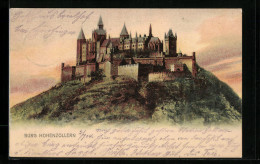 AK Bisingen, Burg Hohenzollern Im Morgenrot  - Other & Unclassified