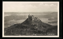 AK Bisingen, Burg Hohenzollern Mit Umgebung Vom Flugzeug Aus  - Autres & Non Classés