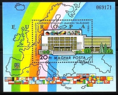 UNGARN BLOCK 168 A POSTFRISCH(MINT) KSZE MADRID 1983 - Ideas Europeas