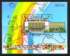 UNGARN BLOCK 168 B POSTFRISCH(MINT) KSZE MADRID 1983 - Ideas Europeas