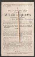 Gosselies, Leuven, Nathalie Laequemans, Bruynee( Temsenaar), 1914 - Religion & Esotérisme