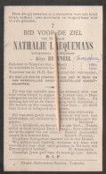 Gosselies, Leuven, Nathalie Laequemans, Bruynee( Temsenaar), 1914 - Religion &  Esoterik