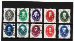 YZO271 DDR 1950 MICHL Nr. 261/70 Used / Gestempelt ZÄHNUNG SIEHE ABBILDUNG - Used Stamps