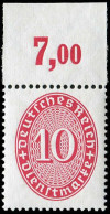 Deutsches Reich, 1927, D 117 X P OR, Postfrisch - Officials