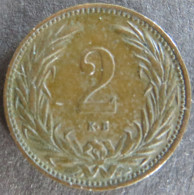 Münze Ungarn Franz Joseph I. 2 Filler Schön 2 1906 Vz - Hungary