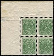 Island, 1896, 13 B, Postfrisch, Viererblock - Otros & Sin Clasificación