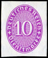 Deutsches Reich, 1930, D 125 X U, Ungebraucht - Officials