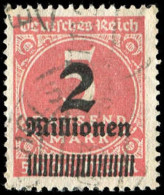Deutsches Reich, 1923, 312 Aa III, Gestempelt - Autres & Non Classés