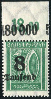 Deutsches Reich, 1923, 278 Y P, Postfrisch - Autres & Non Classés