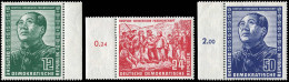 DDR, 1951, 286-88, Postfrisch - Autres & Non Classés