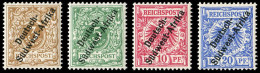 Deutsche Kolonien Südwestafrika, 1897, 1-4, Postfrisch - Sud-Ouest Africain Allemand