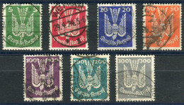 Deutsches Reich, 1924, 344-50, Gestempelt - Sonstige & Ohne Zuordnung