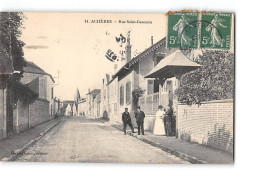 ACHERES - Rue Saint Germain - état - Acheres