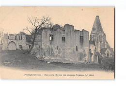 PICQUIGNY - Ruines Du Château Des Vidames D'Amiens - état - Picquigny