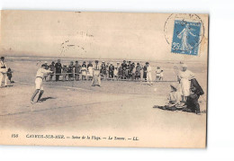 CAYEUX SUR MER - Scène De La Plage - Le Tennis - Très Bon état - Cayeux Sur Mer