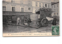 PARIS - Inondations De Paris - Janvier 1910 - Déménagement Quai Billy - Très Bon état - Paris Flood, 1910