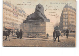 PARIS - Place D'Enfert - Lion De Belfort - Très Bon état - Squares