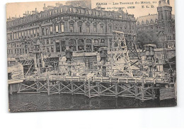 PARIS - Les Travaux Du Métro - Pont Aux Change - 1906 - Très Bon état - Metro, Estaciones