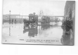 PARIS - La Grande Crue De La Seine - Janvier 1910 - Quai De Passy - Très Bon état - Paris Flood, 1910