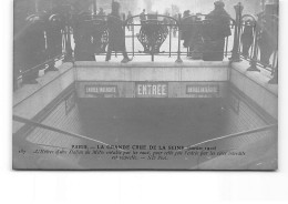 PARIS - La Grande Crue De La Seine - Janvier 1910 - L'entrée D'une Station De Métro Envahie Par Les Eaux - Très Bon état - Paris Flood, 1910