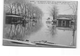 PARIS - La Grande Crue De La Seine - Janvier 1910 - La Porte De La Gare - Très Bon état - Inondations De 1910