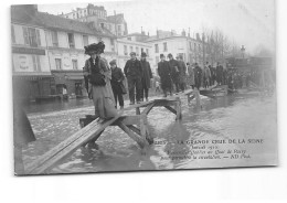 PARIS - La Grande Crue De La Seine - Janvier 1910 - Passerelle Au Quai De Passy - Très Bon état - Paris Flood, 1910