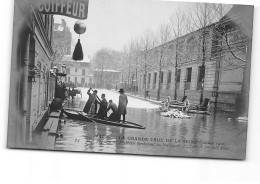 PARIS - La Grande Crue De La Seine - Janvier 1910 - Les Sapeurs Du 1er Génie à Auteuil - Très Bon état - Paris Flood, 1910