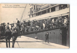 LE HAVRE - Embarquement Des Passagers Au Quai D'Escale - Très Bon état - Portuario