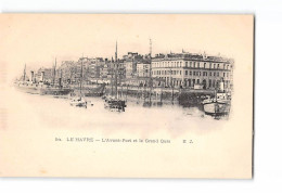 LE HAVRE - L'Avant Port Et Le Grand Quai - Très Bon état - Porto