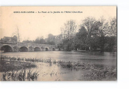GREZ SUR LOING - Le Pont Et Le Jardin De L'Hôtel Chevillon - Très Bon état - Other & Unclassified