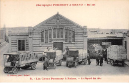 Les Caves Pommery à REIMS - Champagne Pommery Et Greno - Le Départ Des Vins - Très Bon état - Reims
