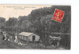 CHAMPS SUR MARNE - Bords De La Marne - Face Au Château - Très Bon état - Autres & Non Classés