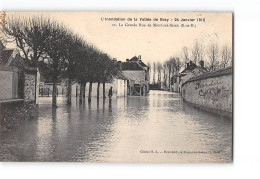 L'Inondation De La Vallée De Bray - 24 Janvier 1910 - La Grande Rue De MOUY SUR SEINE - Très Bon état - Autres & Non Classés