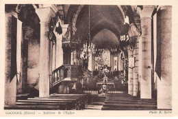 GACOGNE - Intérieur De L'Eglise - Très Bon.état - Other & Unclassified