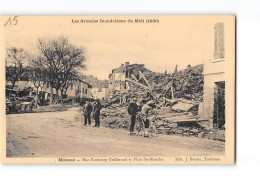 Les Grandes Inondations Du Midi 1930 - MOISSAC - Rue Faubourg Guillerand Et Place Sainte Blanche - Très Bon état - Moissac