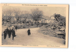 Les Grandes Inondations Du Midi 1930 - MOISSAC - Place Sainte Blanche - Très Bon état - Moissac