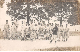 CAMP DE CHALONS - Soldats - Carte Photo - Photographie Létrange - état - Camp De Châlons - Mourmelon